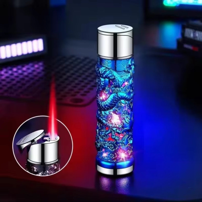 3D Dragon Metal Windproof Turbo Lighter